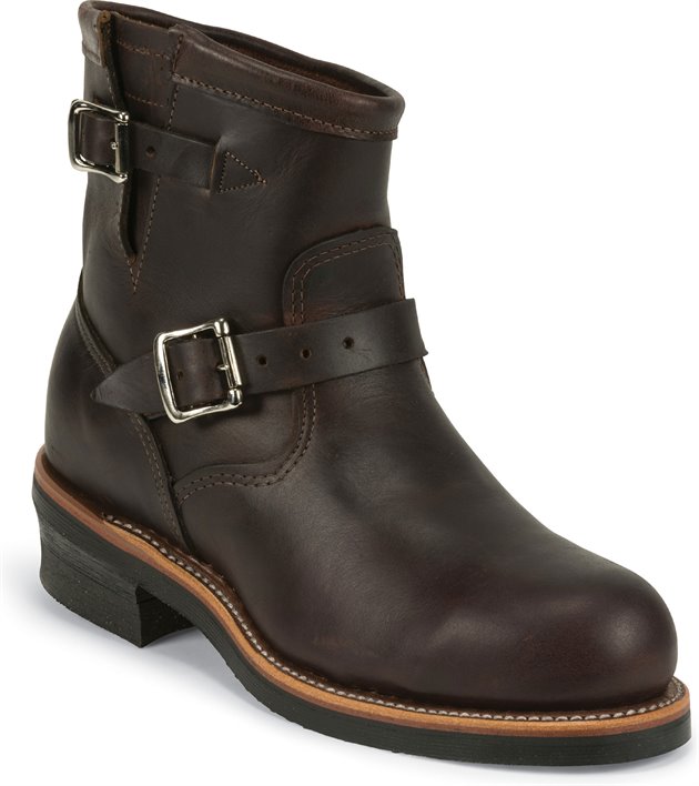 Chippewa Boots Pierce Cordovan ST 7 Inch in Cordovan Chippewa